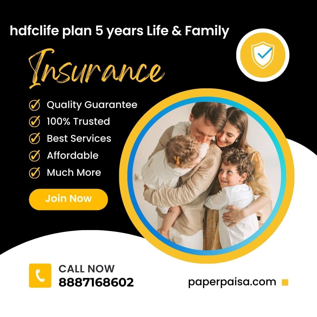 Hdfc life plans for 5years-Best Investment Plan for in India